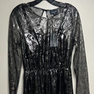 Modcloth Halloween Spiderweb Dress Size M NWT